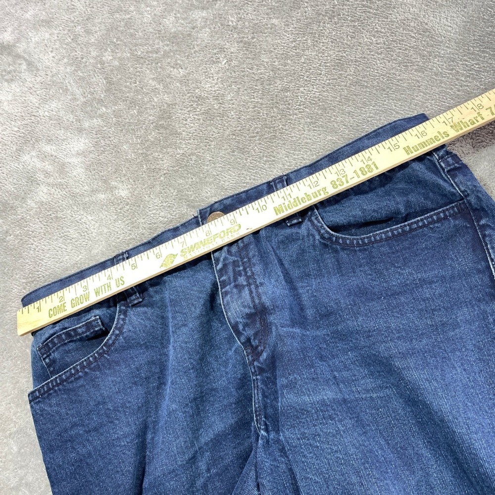 Lauren Ralph Lauren Jeans Womens 10‎ Blue Straight Leg Dark Wash Denim - Picture 6 of 11